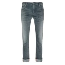 Alberto BIKE - SUPER STRETCH DUAL FX DENIM Herren - Radhose